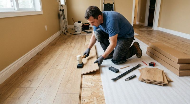 Laminate Floor Installation in East Butler, PA