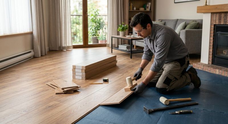 Laminate Floor Replacement in East Butler, PA