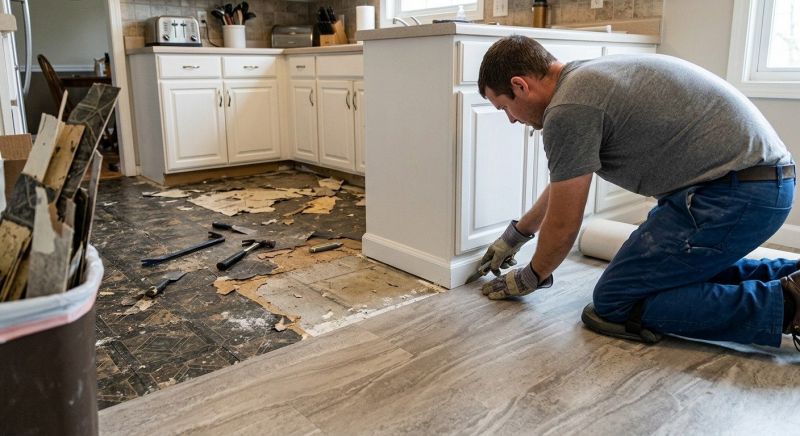 Linoleum Floor Installation in Conway, PA