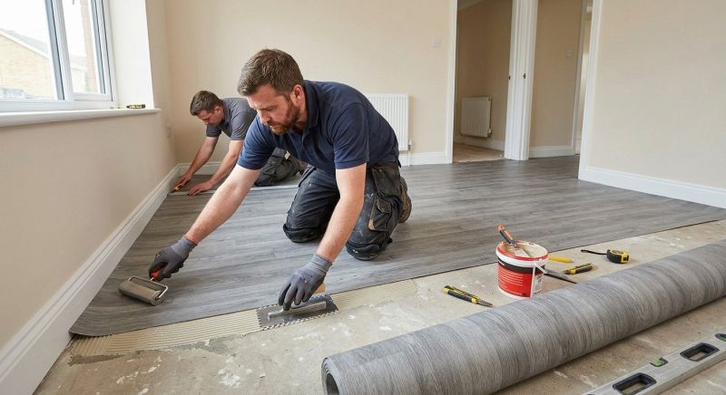 Sheet Linoleum Installation in Ambridge, PA