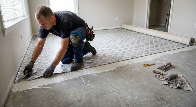 Sheet Vinyl Installation in Elizabeth, PA